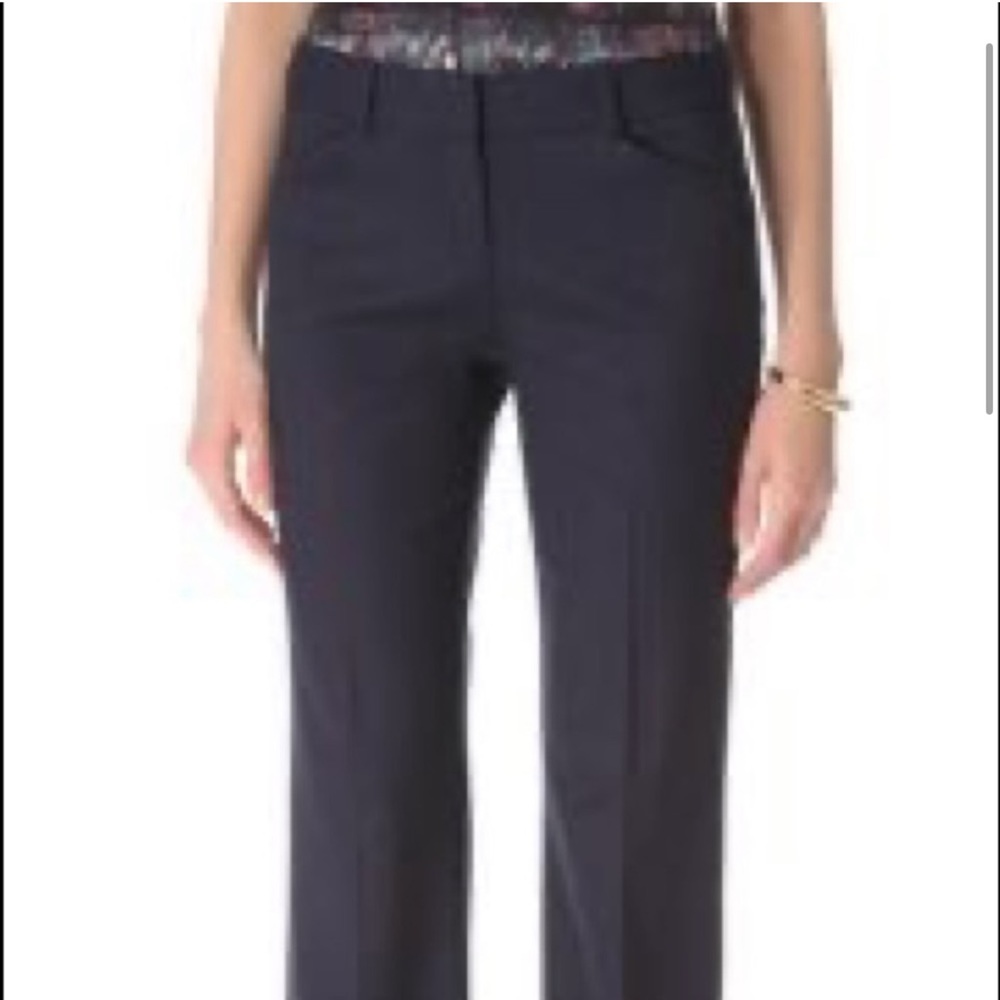 Theory Black Bootcut Dress Pant Sz2